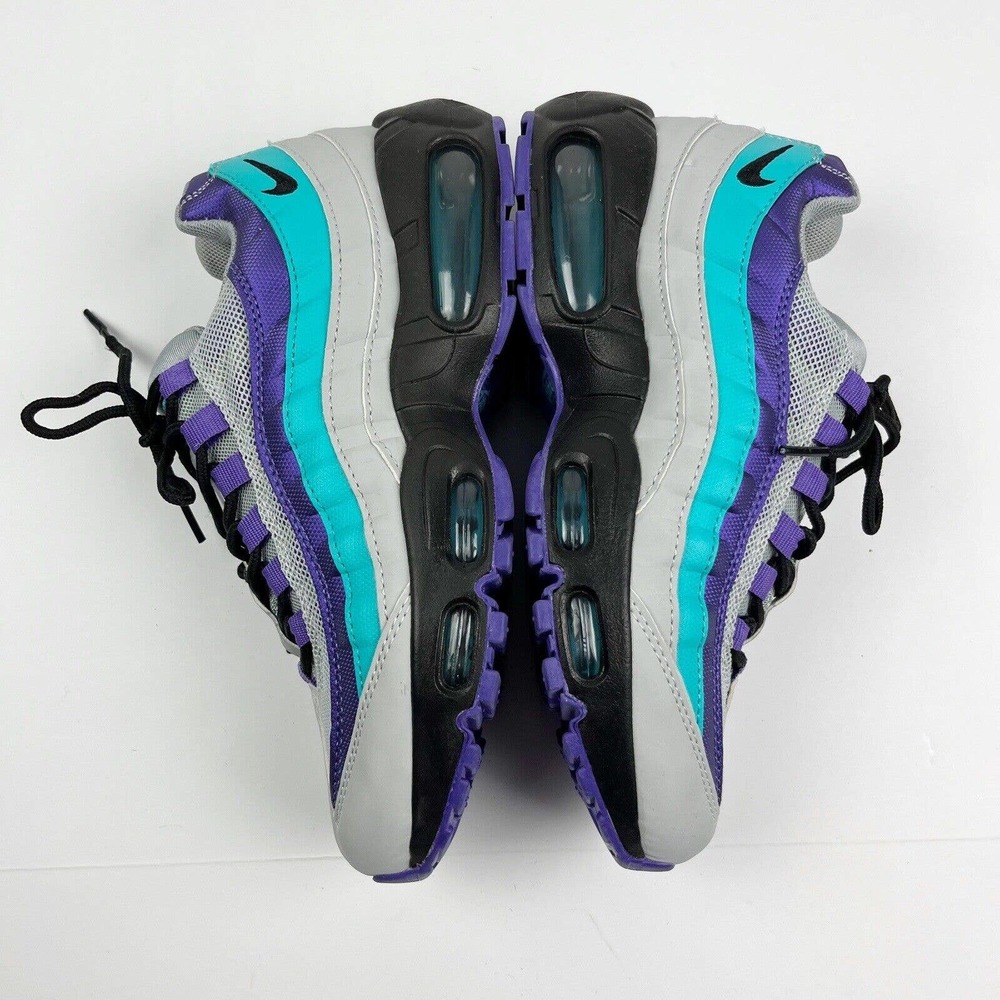 Nike Air Max 95 OG AT2865-001 Aqua Wolf Grey Running Shoes - Picture 10 of 14